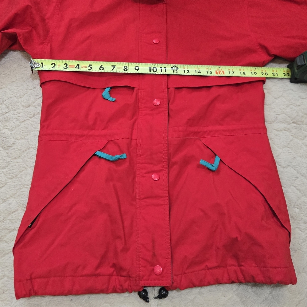 Eddie Bauer Red Vintage Gore-Tex Gorpcore Windbreaker Jacket, Size Small - Picture 6 of 15
